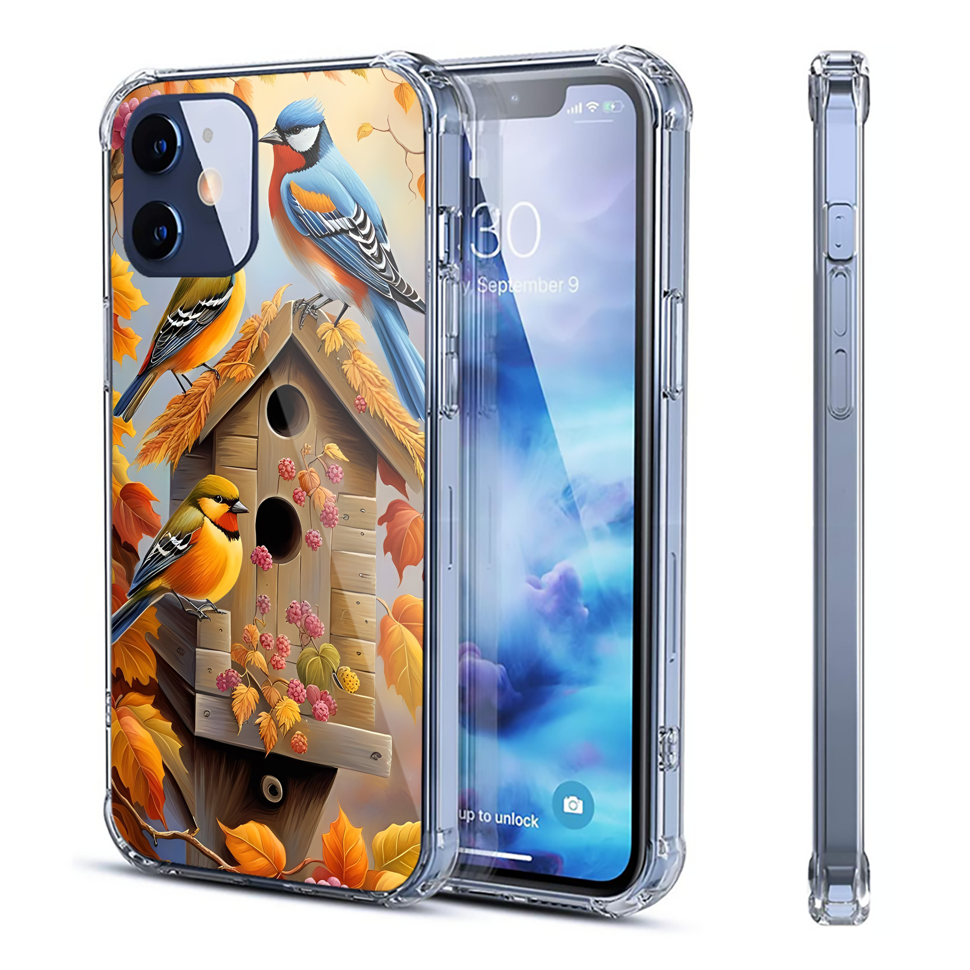 （画像用） ミッキーマウス Mickey Mouse 【iPhone 12シリーズ対応】透明スマホケース（クリアソフトケース）